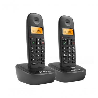 Imagem de Telefone Sem Fio Intelbras 4122512 Ts 2512 Preto Dect 6.0 Com 01 Ramal E Identificador