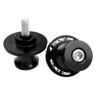 Imagem de BYYINGSUS Parafusos de suporte deslizante de carretel de braço oscilante M8 para motocicleta compatíveis com S&uzuki GSX-S750 GSX-S1000 GSX-S1000GT GSX-S950 GSXS 750 1000 2011-2024 (preto)