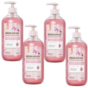 Imagem de kIT 4 Sabonete Gel Flor de Cerejeira Renovação e Energia 500 ml Hidram