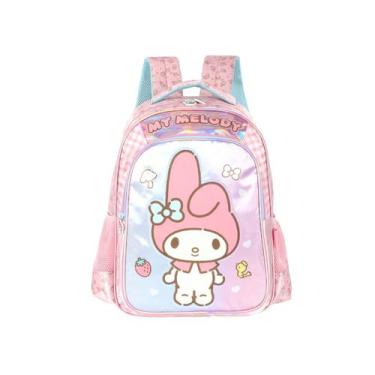 Imagem de Mochila My Melody Costas Meninas Passeio Escolar Infantil, Rosa
