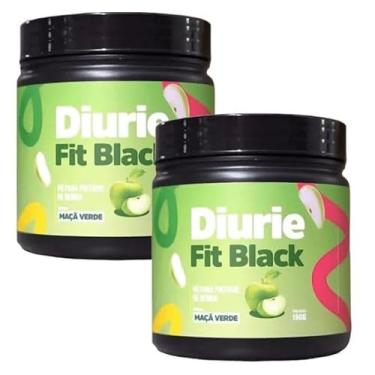 Imagem de 02 Potes Diuriefit Black Maça Verde