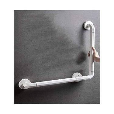 Imagem de GeRRiT Barras de apoio, barras de apoio de segurança, barra de apoio de segurança para banheiro, corrimão antiderrapante, barras de apoio de aço inoxidável para banheiro, vaso sanitário, adequado para