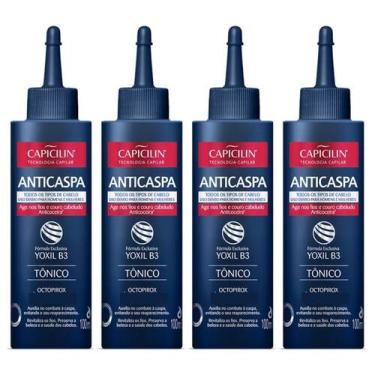 Imagem de Kit c/4 tônicos Capicilin Anticaspa 100ml