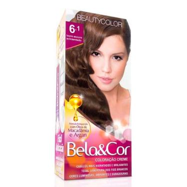 Imagem de Tintura Bela&Cor Louro Escuro Acinzentado 6.1 - Bela e Cor