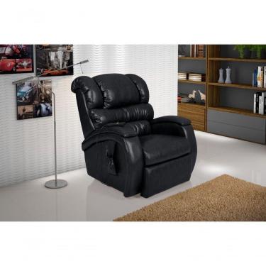 Imagem de Poltrona Reclinável Imperial Zero Wall Motorizada Corissimo preto 851