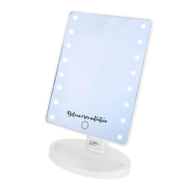 Imagem de Espelho Beauty com Led a Pilha - Lizz Pro