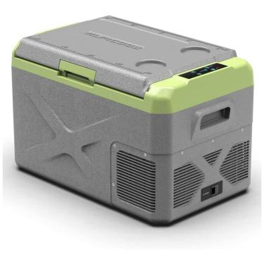 Imagem de Geladeira Portátil 30L para Carros, Barco, Caminhão e Acampamento, 12 24 V DC, Alpicool X30, Cinza