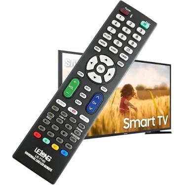 Imagem de Controle Remoto Universal Smart TV, com Botões Netflix e YouTube, Compatível com TVs LED