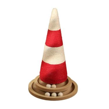 Imagem de IEUDNS Arranhador para gatos, poste de corda de, protege seus móveis para gatos de interior, decoração para casa, arranhador vertical para gatos,