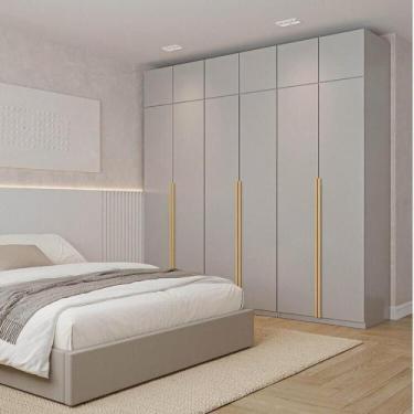 Imagem de Guarda-Roupa Modulado 6 Peças 12 Portas Jade CabeCasa MadeiraMadeira C