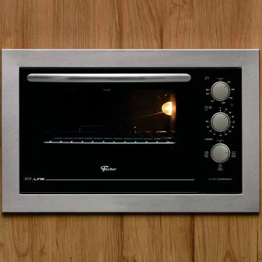 Imagem de Forno De Embutir Elétrico Fit Line Com Grill Fischer Inox 110V