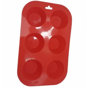 Imagem de Forma SiliconeFlexível BPA Free Desenforma Fácil Lovely Vibe, VERMELHO