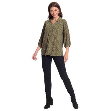 Imagem de Camisa Feminina Elo Rovitex Verde, M, Verde