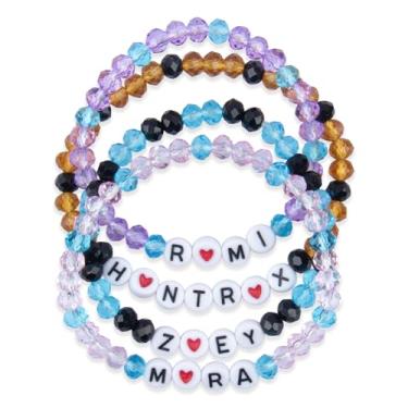 Imagem de Claire Katie Pulseiras elásticas empilháveis, pulseiras de contas da amizade, mercadoria demoníaca, presente de aniversário e Natal para pequenas fãs, joias de presente exclusivas, One Size, Acrílico