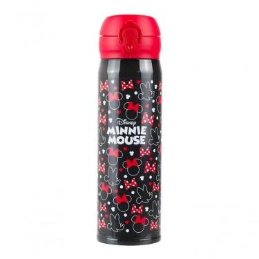 Imagem de Garrafa Térmica Preta Minnie Mouse 400ml Disney