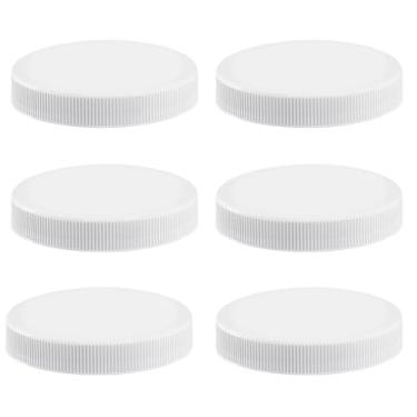 Imagem de The Kombucha Company, Tampas de plástico de 63 mm - (63/400) – tampas de frasco de boca larga com vedação de espuma – resistente a vazamentos, segura para alimentos, serve para 63-400 frascos