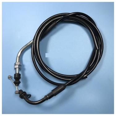 Imagem de Cabo do acelerador de 195 cm de comprimento para motores GY6 de 49cc, 50cc, 60cc e 80cc (códigos: 139QMB, 157QMJ). Peças para scooters, ciclomotores e quadriciclos.