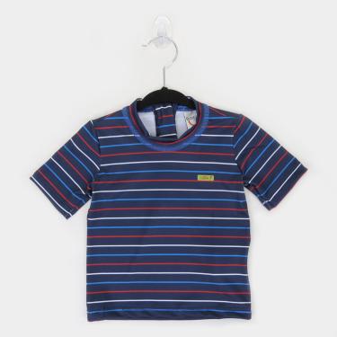 Imagem de Camiseta de Praia Infantil Boca Grande Proteção UV 50+ Masculina-Masculino