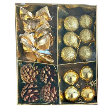 Imagem de Kit Enfeite de Natal com 20 Unidades Cazza