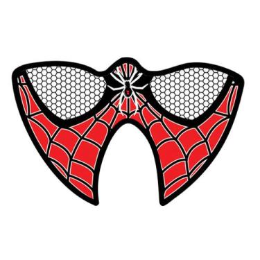 Imagem de Máscara LED Luminous Spider Half Face Cover Festa de Halloween - yiwei