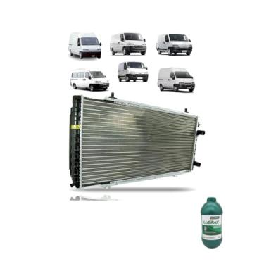 Imagem de Kit Radiador Ducato Boxer Jumper 2.5 + Aditivo Lubrax Verde Concentrado 1L