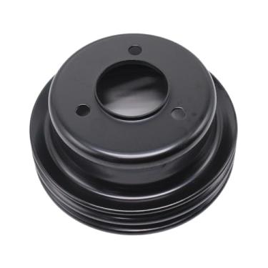 Imagem de Generic Polia da árvore de manivelas de substituição, peças robustas para veículos, conjunto de polia de aço premium com 2 canais para motores 289 e 302