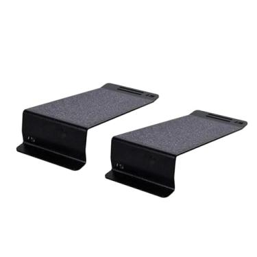 Imagem de Generic Conjunto de 2 Blocos de aço para Agachamento com Elevação de Calcanhares, Pranchas Inclinadas e Leves para Alongamento da Panturrilha, Ideal para, 15 Graus