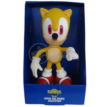 Imagem de Boneco Action Figure Super Sonic 23cm Sonic