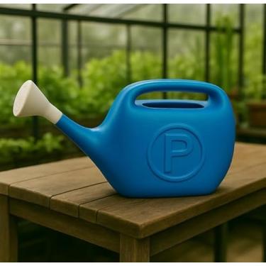 Imagem de Regador 5,5 Litros Bico Com Chuveirinho Removível Policamp Posto Azul