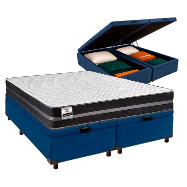 Imagem de Colchão Queen Molas Ultralastic + Bau Blindado - Bogota Inducol