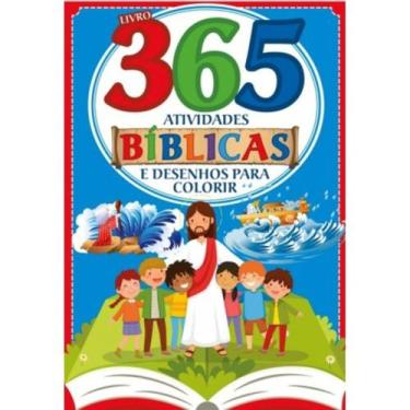 Imagem de Livro - Bíblicas Livro 365 Atividades e Desenhos para Colorir - On Lin