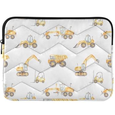 Imagem de Capa protetora para laptop de veículos de construção, caminhão, empilhadeira, fofa para MacBook Air, capa protetora para laptop de 13 polegadas, universal de 13 a 14 polegadas