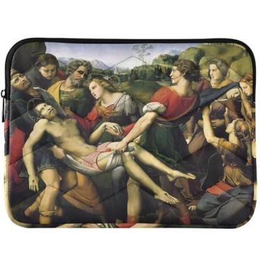Imagem de Capa para notebook personalizada Raphael Deposição de Cristo, capa para notebook universal, 13 a 14 polegadas, capas fofas para computador para MacBook Pro de 14 polegadas