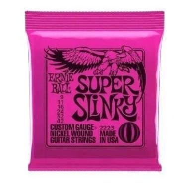 Imagem de 3 Encordoamento Guitarra Ernie Ball 09 2223