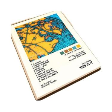 Imagem de Pop Rock Band The Strokes Poster Casa Sala de estar Quarto Bar Café De