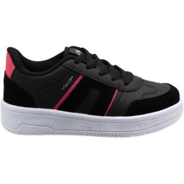 Imagem de Tênis Infantil Via Vip Escolar Juvenil Camurça Menina-Feminino