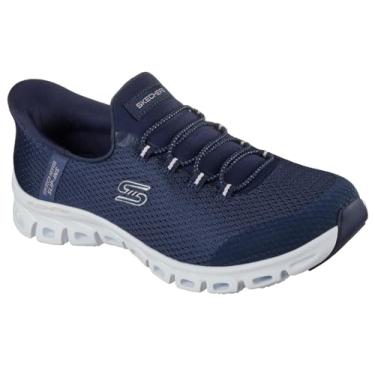 Imagem de Skechers Tênis feminino sem cadarço Glide-Step-Pursuit Hands Free, Nvy, 36