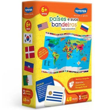 Imagem de Jogo paises e suas bandeiras toyster