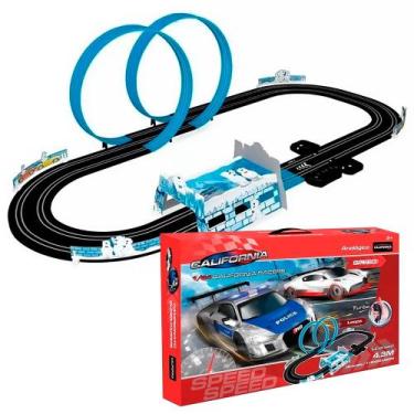 Imagem de Pista Autorama Analógico 12V Racers 1:64 com 4,3 metros Audi Bugatti M