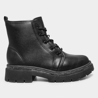 Imagem de Bota Coturno Juvenil Molekinha Brilho Feminina-Feminino