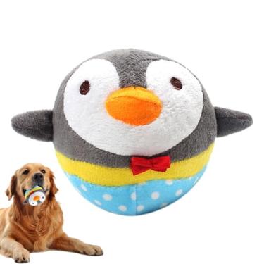 Imagem de Brinquedo De Cão De Pelúcia | Brinquedo Interativo De Enriquecimento E Mordedor,Acessórios De Mastigação Para Cachorros - Para Interior Sala De Estar Exterior Jardim Aniversário Viagem De Brincar Em C