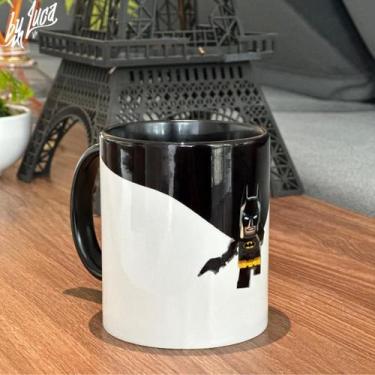 Imagem de Caneca Porcelana Batman Morcego Gotham 325ml Presente Geek Nerd Herói 