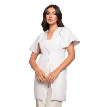 Imagem de Jaleco Feminino Gisele Branco - Gardenia Jalecos, G