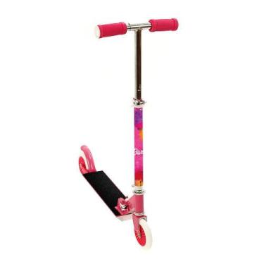 Imagem de Patinete Barbie De 2 Rodas Infantil De Menina Rosa - Bbr Toys