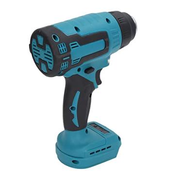 Imagem de Garosa Pistola de Ar Quente Sem Fio, Ferramenta de Calor Recarregável de 18V para Artesanato, Temperatura Máxima 380°C para Tubos Retráteis e Remoção de Pintura