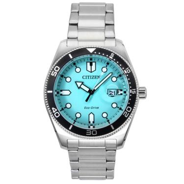 Imagem de Relógio Citizen Marine AW1760-81W Eco-Drive 100m com mostrador turquesa