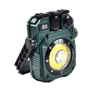 Imagem de Lanterna Solar Portátil Recarregável Para Camping Com Suporte Ajustáve