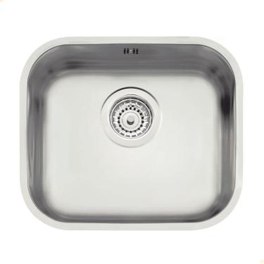 Imagem de Cuba Tramontina Lavínia 40 Bl Prime Em Aço Inox Acetinado 40x34 Cm Com Escape E Válvula 94020103