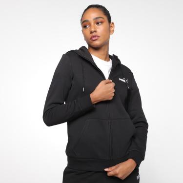 Imagem de Jaqueta Moletom Puma Essencials Small Logo Full Com Capuz  Feminina-Feminino
