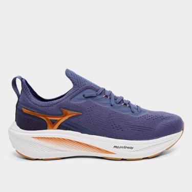 Imagem de Tênis Mizuno Sunrise Feminino, Marinho, Caramelo, 34